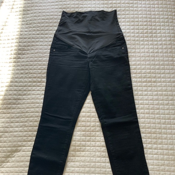 Thyme Maternity Black Jeans - Picture 1 of 5